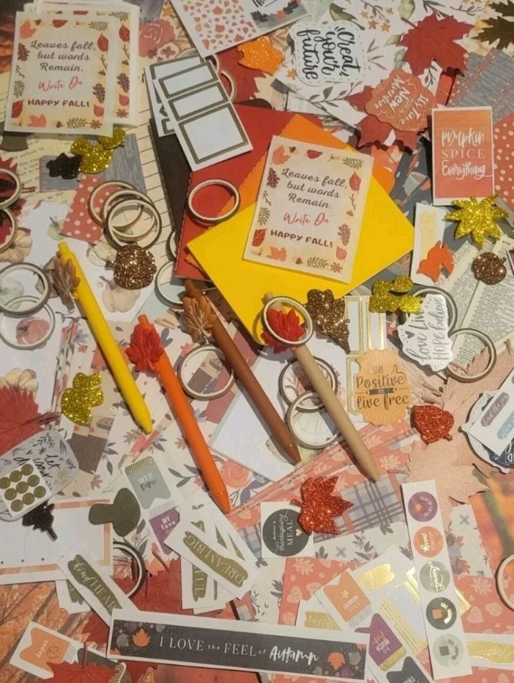Fall Junk Journal Mini And 25 Scrapbook Journal Ephemera Pieces